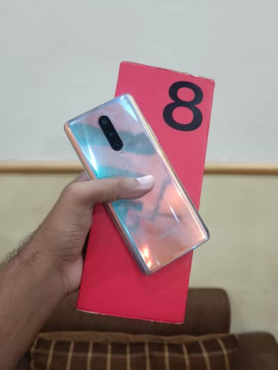 One Plus 8 5G 8/128 For Sale With Box In Good Condition