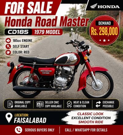 Honda Road Master CD185 – 1979 Model