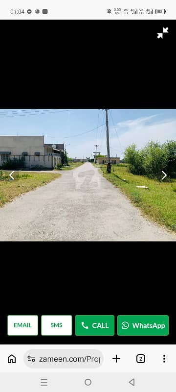 Taxila garden ready to construction lavel plot for sale