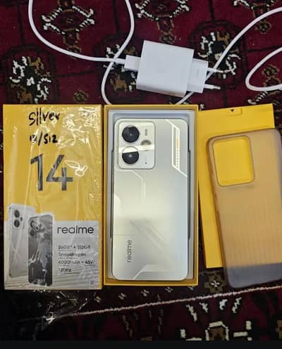 Realme 14 5G with box and charger