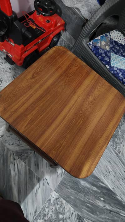 pure wooden table