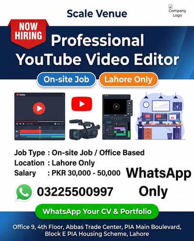 video editor jobs