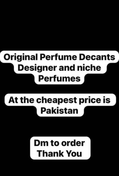 Original Perfume Decants