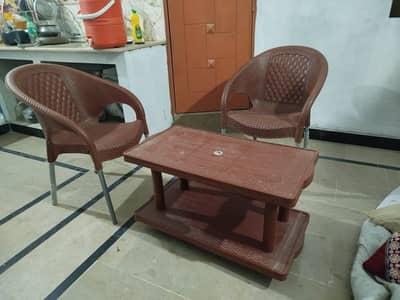 Table and chairs