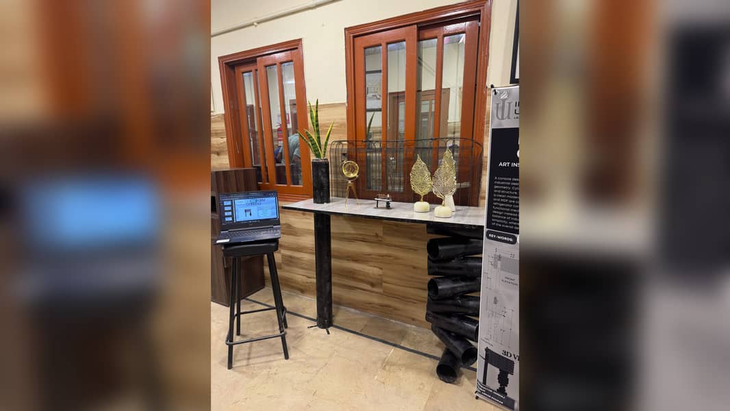 Recycle material use for console table 1