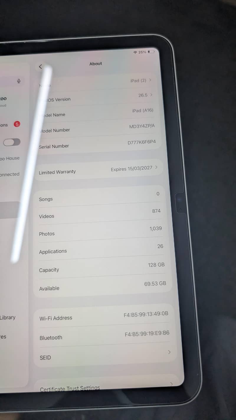 Ipad(A16) 6