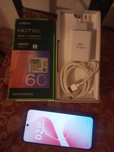 Infinix Hot 60i   6+6GB/128GB   4 months warranty available