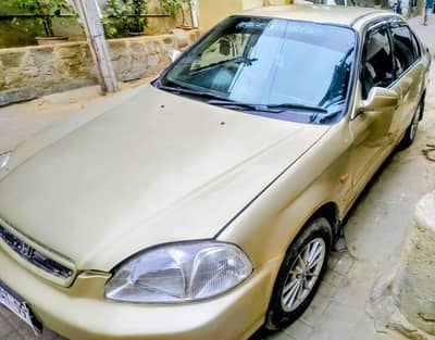Honda Civic VTI 1997 Good Condition Golden Color