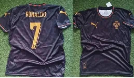 Portugal jersey 2026 WC Cristiano Ronaldo _ black gold