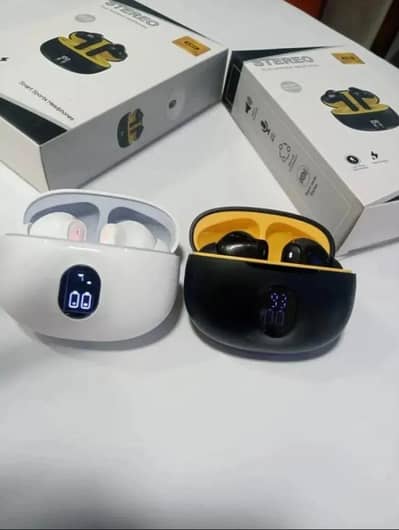 Wireless Airbuds Earbuds M19 - LED Display New Box Packed