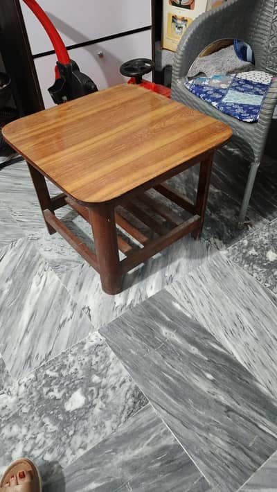 pure wooden table in excellent condition