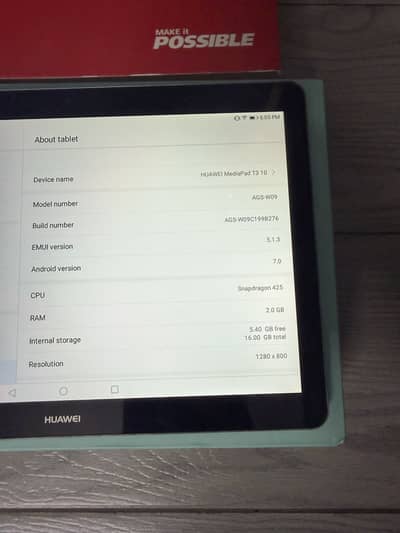Huawei mediapad  t3 10