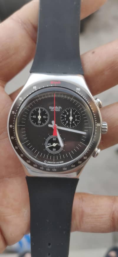 Swatch original chronograph swiss watch with original strap