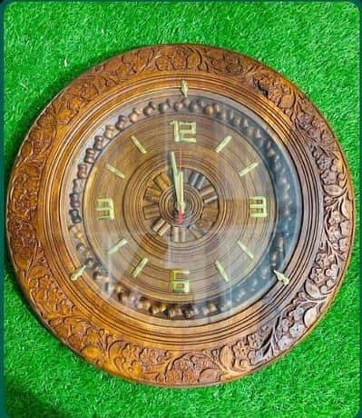 Handmade Wooden Wall Clock