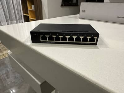 8+1 ip POE switch for IP cameras networking no issue with adapter
