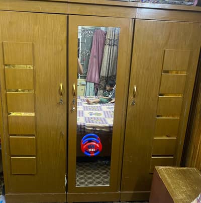 Complete Bedroom Set | Bed + Dressing Table + Wardrobe + Side Tables