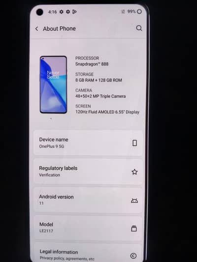 one plus 9 128 gb 100% pefect ha koi b msla nhi exchang posible
