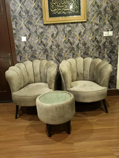  Elegant 2 Chairs + Coffee Table Set | Excellent Condition