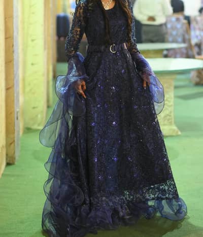Girls Maxi in Blue color