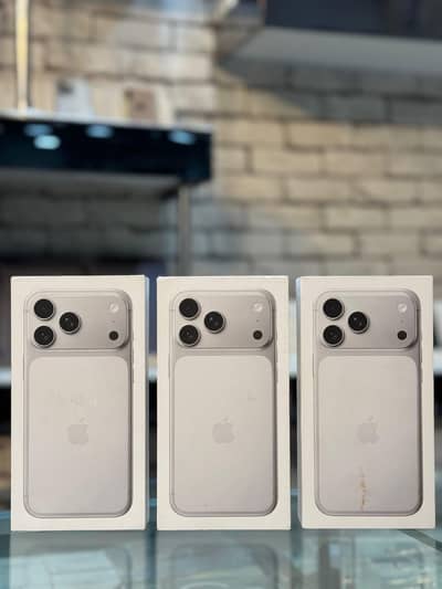 iPhone 17 PRO MAX JV SILVER BOX PACK @ IStore By Farhan