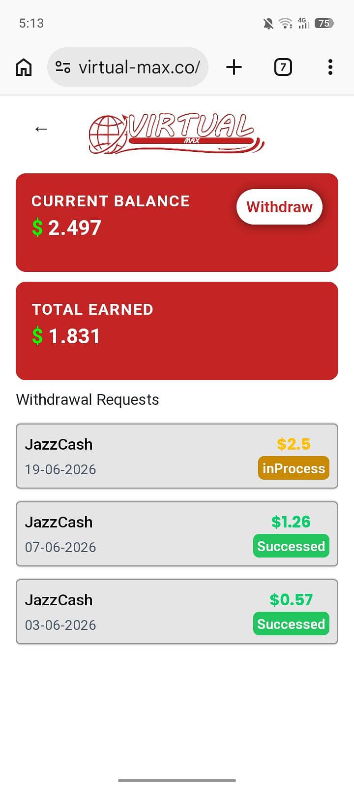 virtual max online work 2