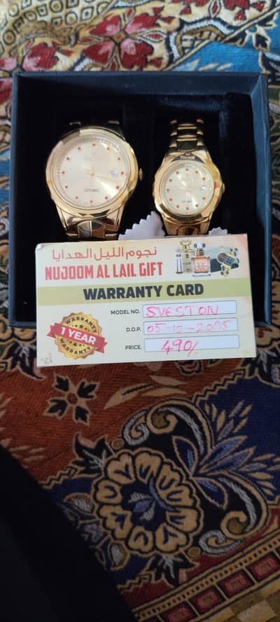 New 2 Sveston Watch  UAE waly 2 year Warranty