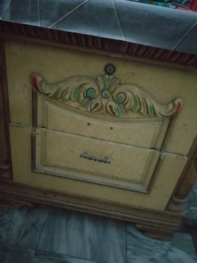 2 table for sale pure wood condition ok