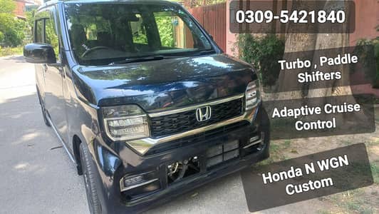 Honda N Wgn Custom , Turbo + Paddle Shifter , Cruise Control