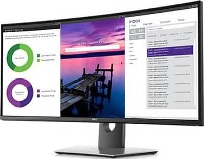 Dell U3419w 34inch IPS Curved Ultrawide WQHD USB-C hub Monitor