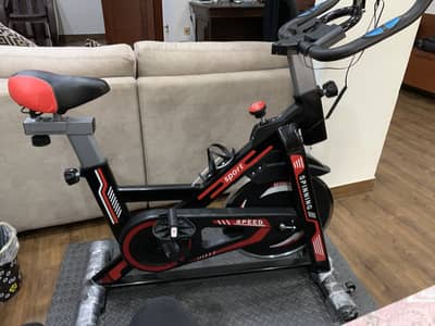 Standing at home exercise bike