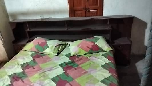 Mdf wood king size double bed