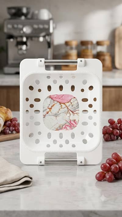 Premium Pure Melamine Fruit & Roti Tokri