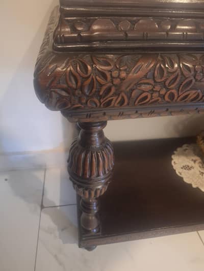 wooden console