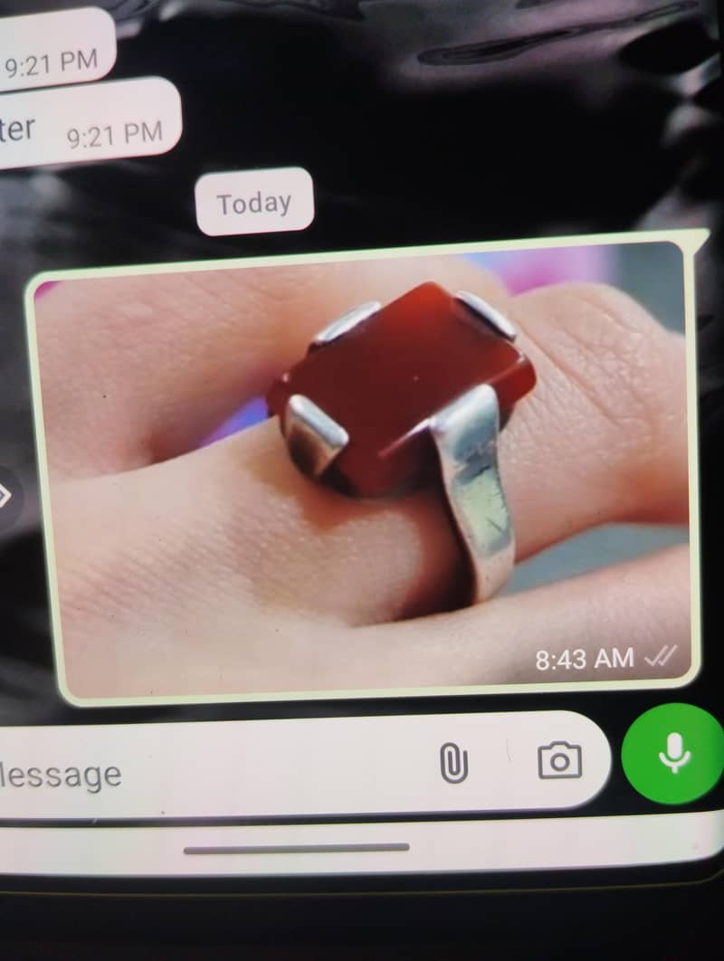Pure Silver ring 0