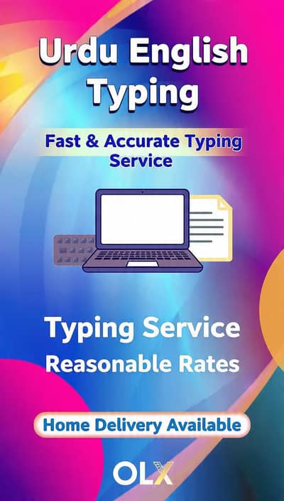 Urdu & English Typing / PDF to word / 100% Accurate  / 24 hours del.