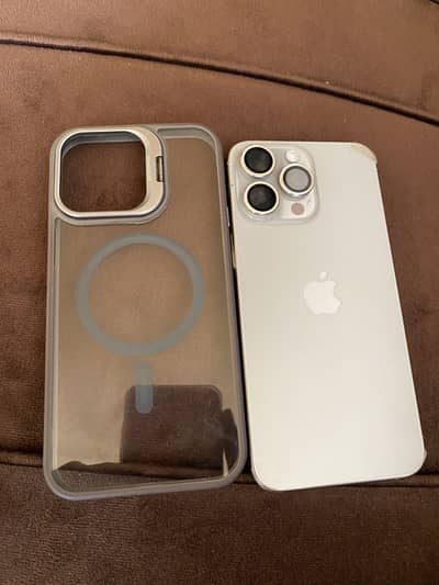 Apple iPhone 15 Pro Max Factory Back Par Skin hai No scratch no dent