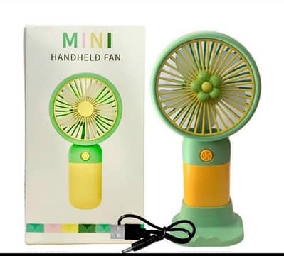 Mini Rechargeable Handheld Fan ABS