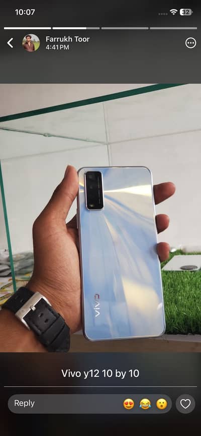 Vivo Y12s  lush condition exchange possible
