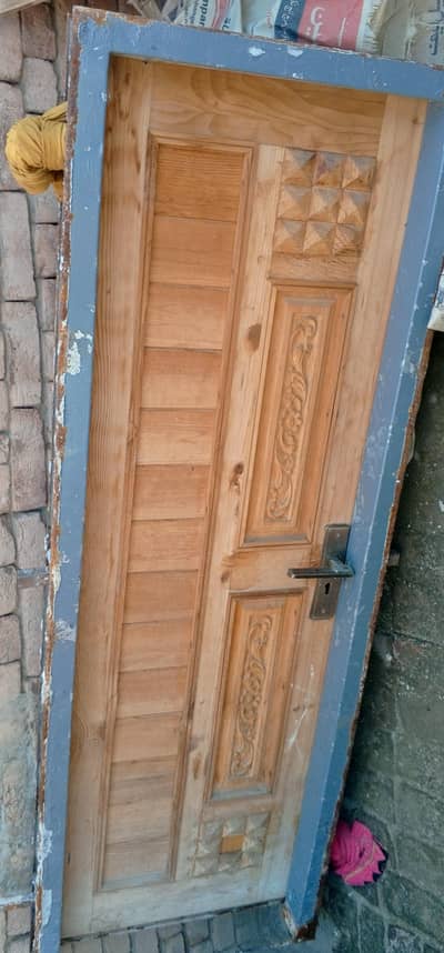 wood door 2 feet and 5 inch chokay