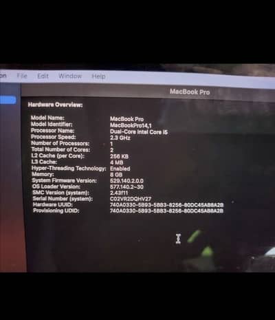 Macbook pro 14.1