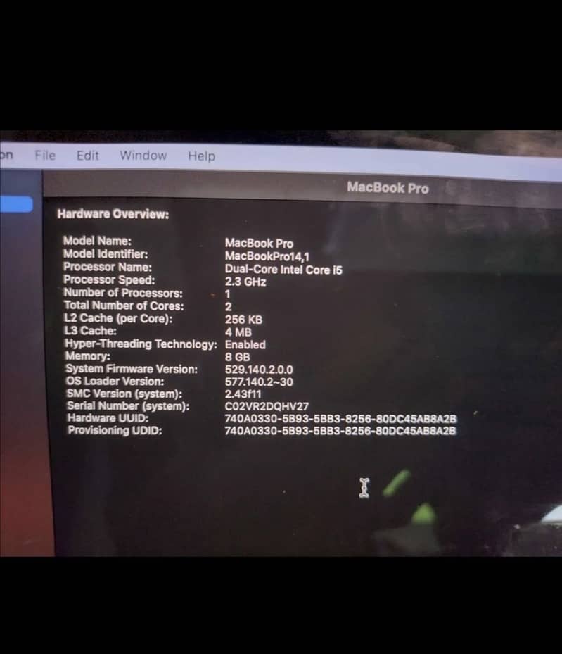 Macbook pro 14.1 2