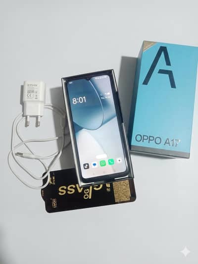 Oppo A17 - Excellent Condition with Box and Accessories