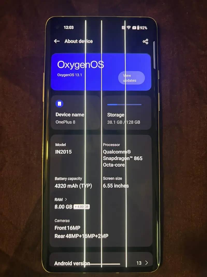 One Plus 8 5