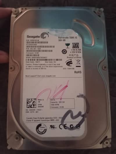 320 GB Internal Hard disk drive (HDD) for PC