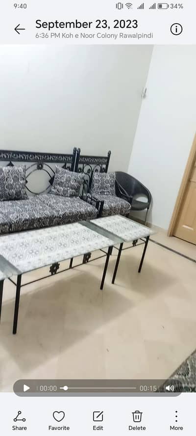iron sofa set