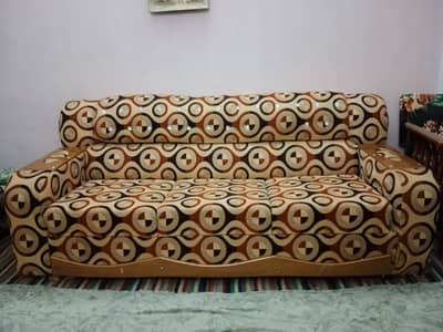 Seven seater sofa set good condition