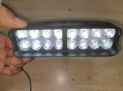 Led spot Light. for Bike / Car . 16 Led spot light with flasher functi