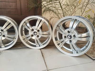 Hollow Alloys Rims 15 inches City Vitz Civic
