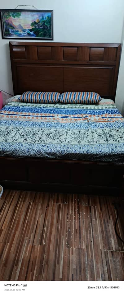 Wooden King Size Bed