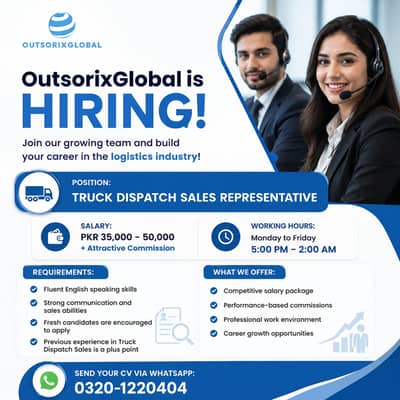 Trucking Dispatch || USA (Night Shift) Sales Jobs || Call Center Agent